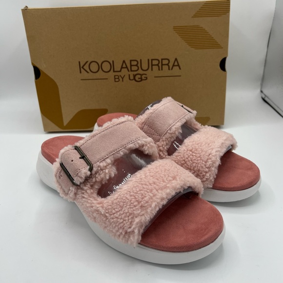 Koolaburra By Ugg Pasea Slide Pink Sandals Slides Women’s Size 8 - Picture 3 of 9
